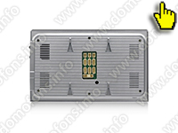 FullHD видеодомофон высокого разрешения HDcom B-706-FHD - задняя панель монитора