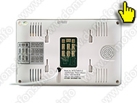 Монитор HDcom W-721-AHD-IP - задняя панель